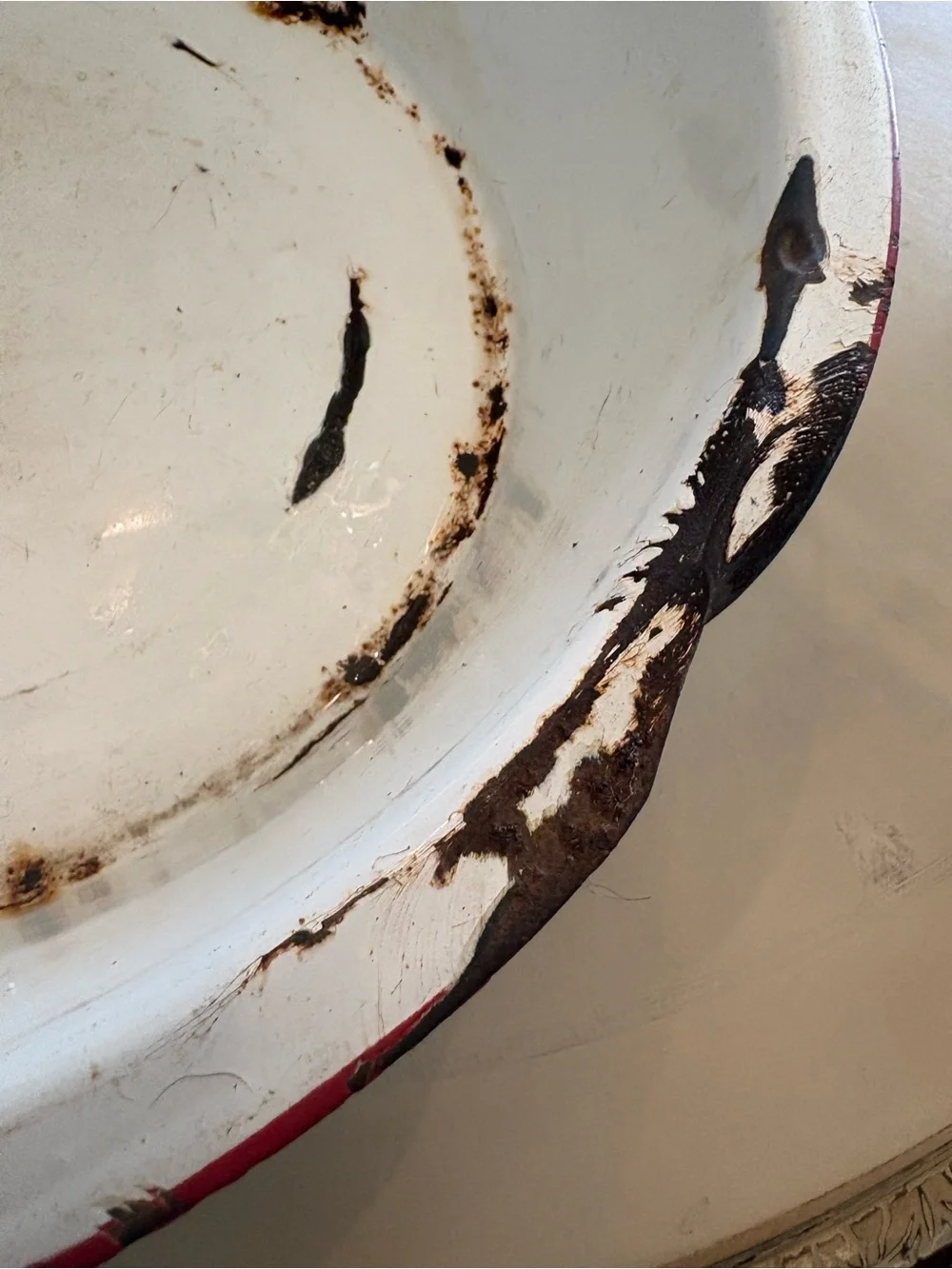 White Enamel Kitchen Mixing Bowl - Classic White